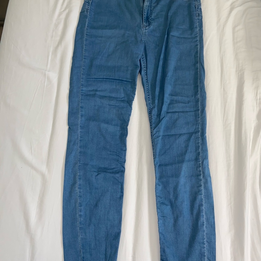 Classic Blue Skinny Jeans for Women
